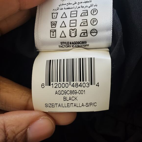 BCBGeneration Black Spaghetti Strap Tiered Shimmer Romper S - Picture 12 of 13